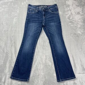 INC International Concepts Jeans Womens 2PS (28x27) Blue Denim Regular Boot Leg